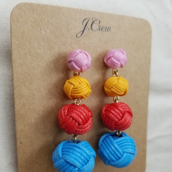 NWT, J. Crew, Love Knot Drop Earrings - Picture 3 of 5